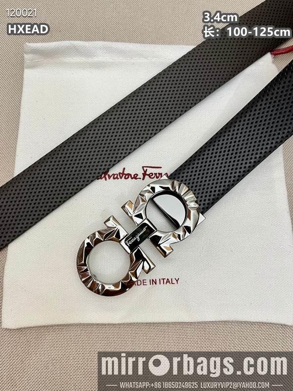 Replica Ferragamo belt 34mmX100-125cm 8L01