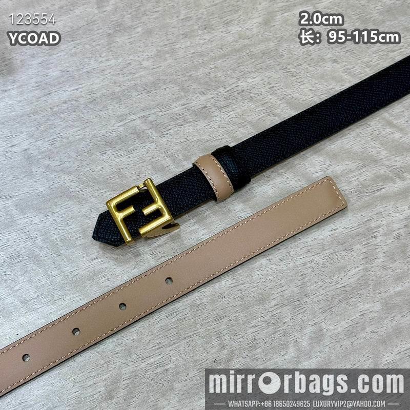 Replica Fendi belt 20mmX95-115cm 8L16