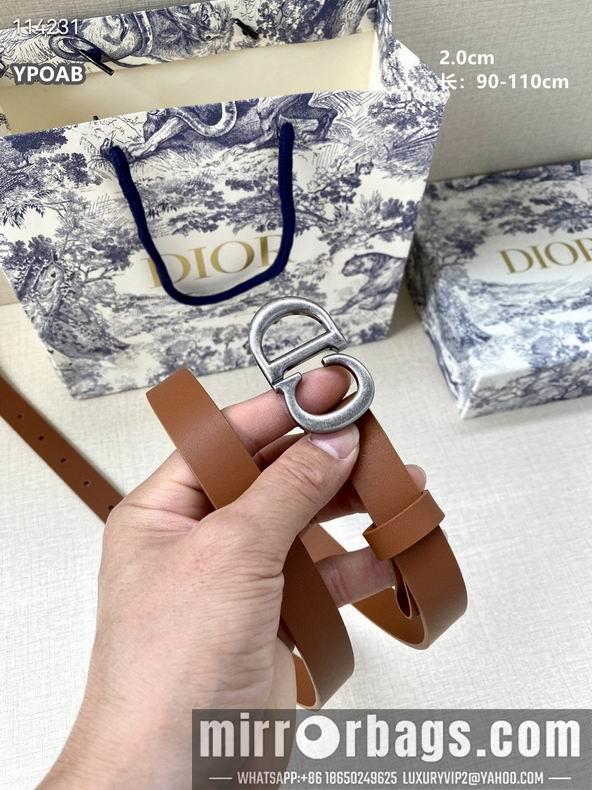 Replica Dior Belt 20mmX90-110cm 8L03