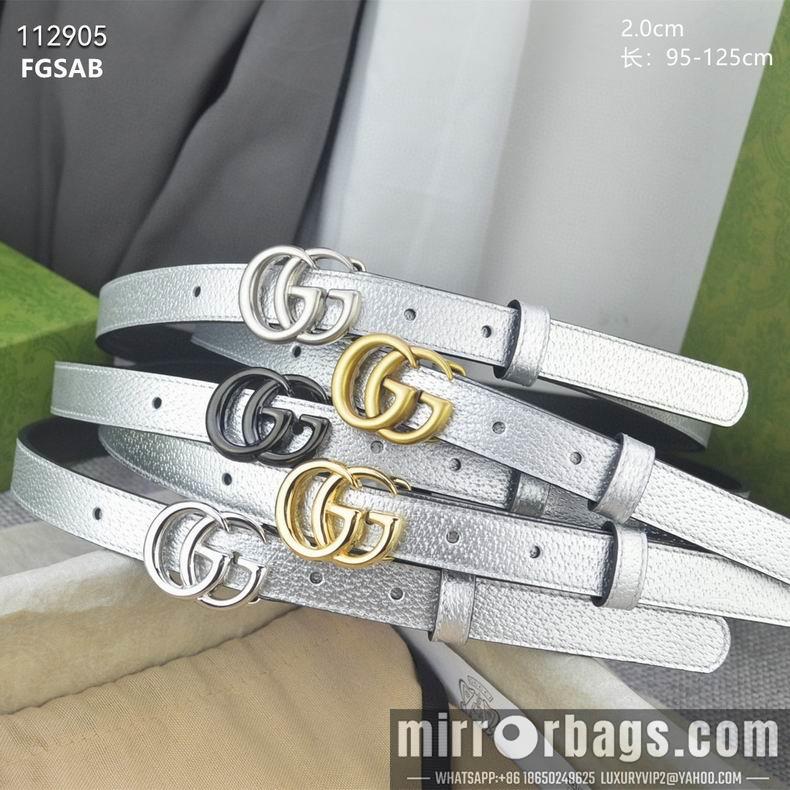 Replica Gucci belt 20mmX95-125cm 8L02