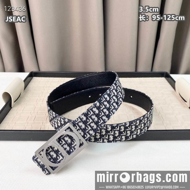 Replica Dior belt 35mmX95-125cm 8L25