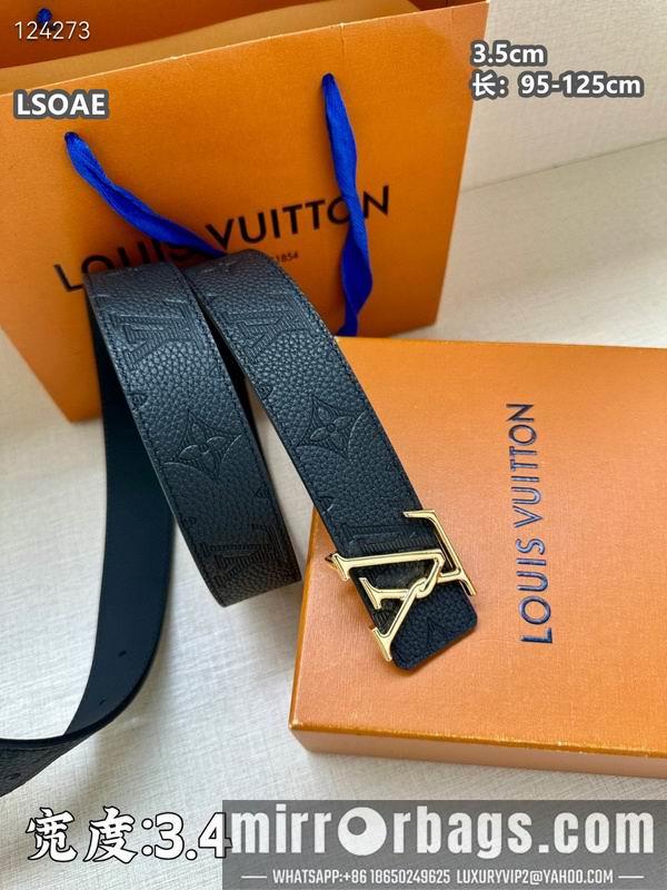 Replica LV belt 35mmX95-125cm 8L09