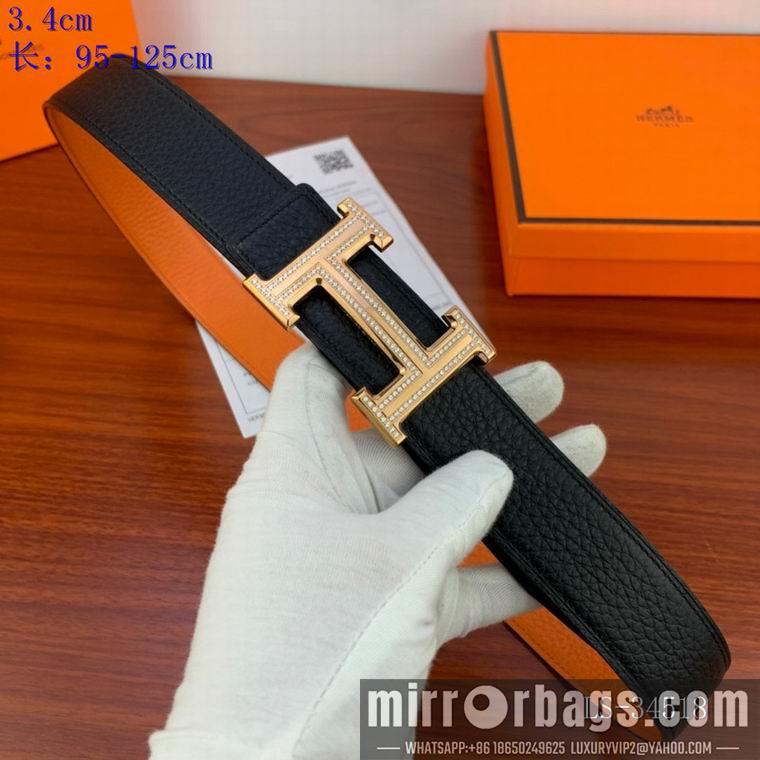Replica Hermes Belt 34mm 95-125cm 8L02