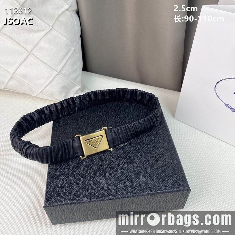 Replica Prada belt 25mmX90-110cm 8L082501