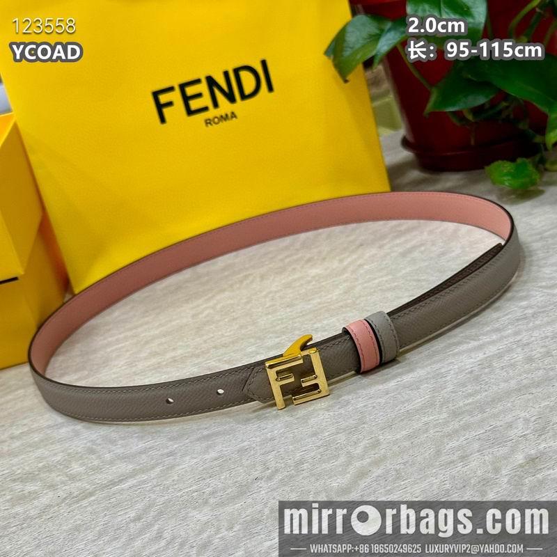 Replica Fendi belt 20mmX95-115cm 8L16