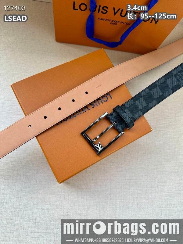 Replica LV belt 34mmX95-125cm 8L32