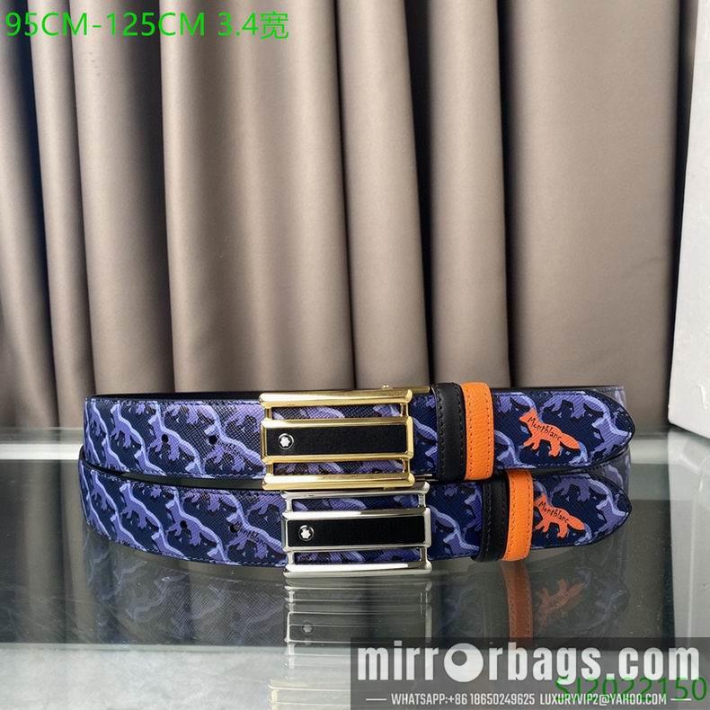 Replica Montblanc Belt 34mmX95-125CM 7D28