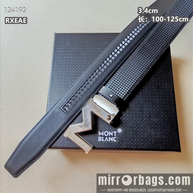 Replica Montlanc belt 34mmX100-125cm 8L17