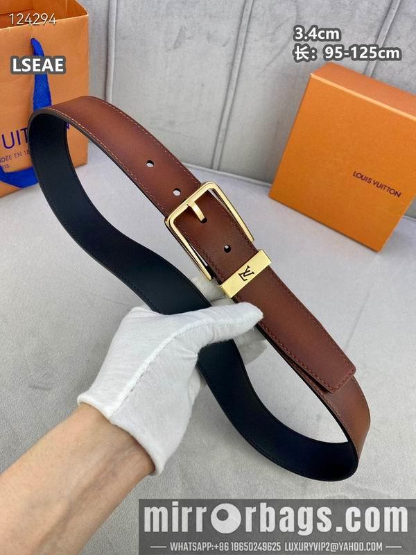 Replica LV belt 34mmX95-125cm 8L27
