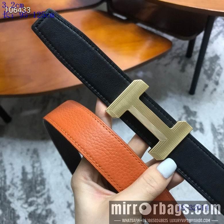 Replica Hermes Belt 32mmX95-125cm 8L02