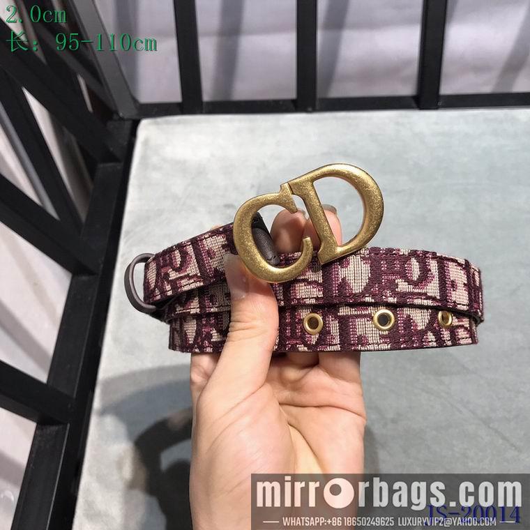 Replica Dior Belt 20mmX95-110cm 8L09