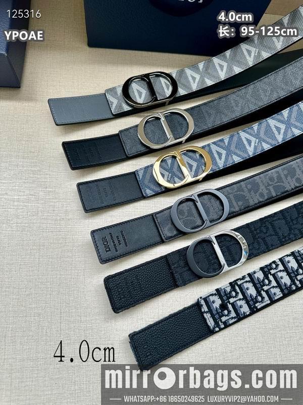 Replica Dior belt 40mmX95-125cm 8L04