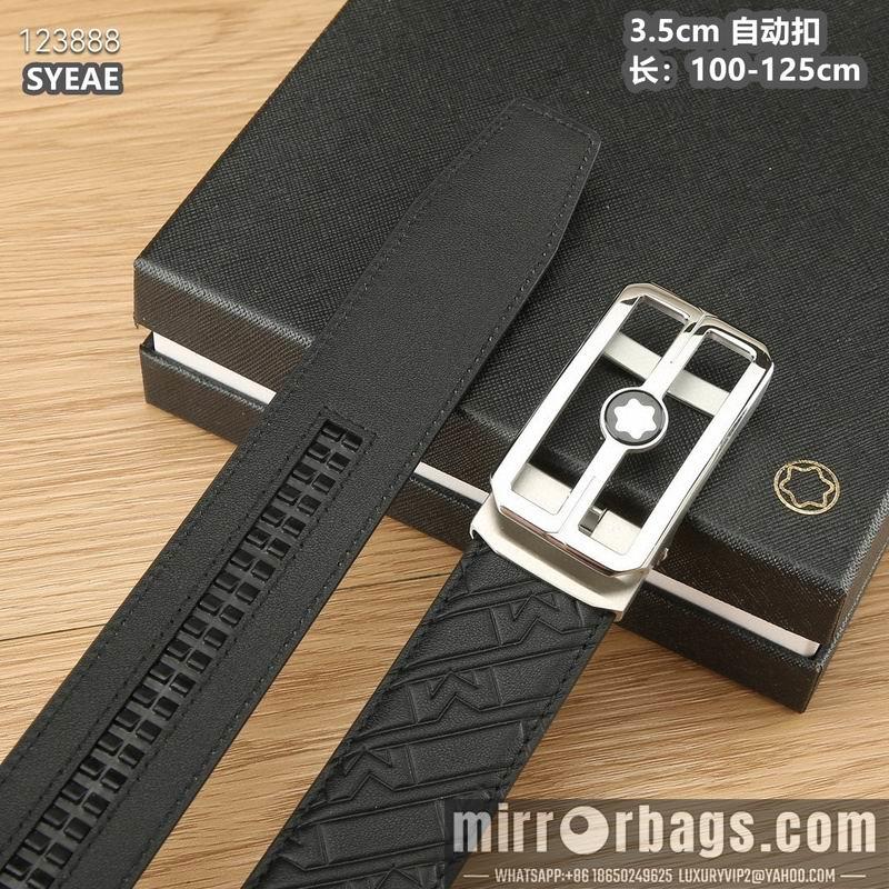 Replica Montlanc belt 35mmX100-125cm 8L42