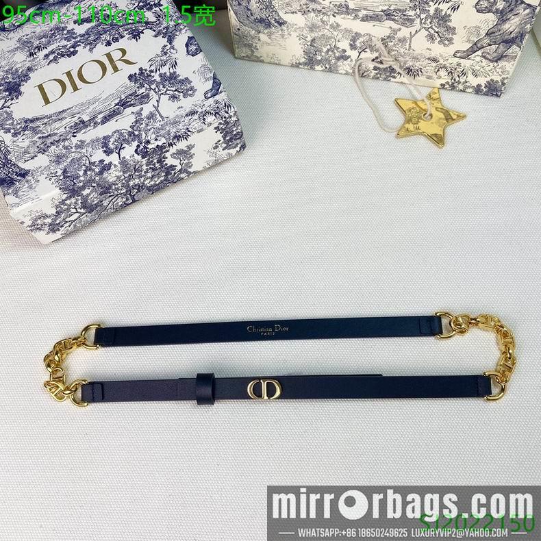 Replica Dior belt 15mmX95-110cm 7D02