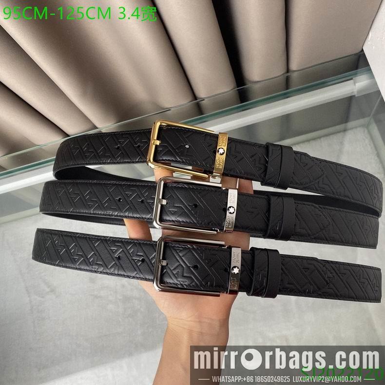 Replica Montblanc Belt 34mmX95-125CM 7D31