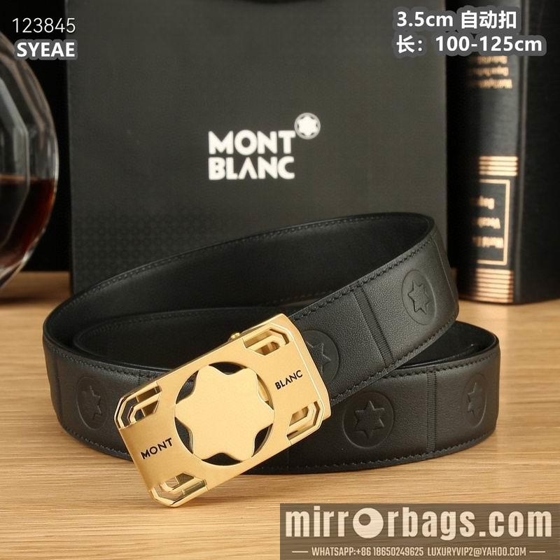 Replica Montlanc belt 35mmX100-125cm 8L56