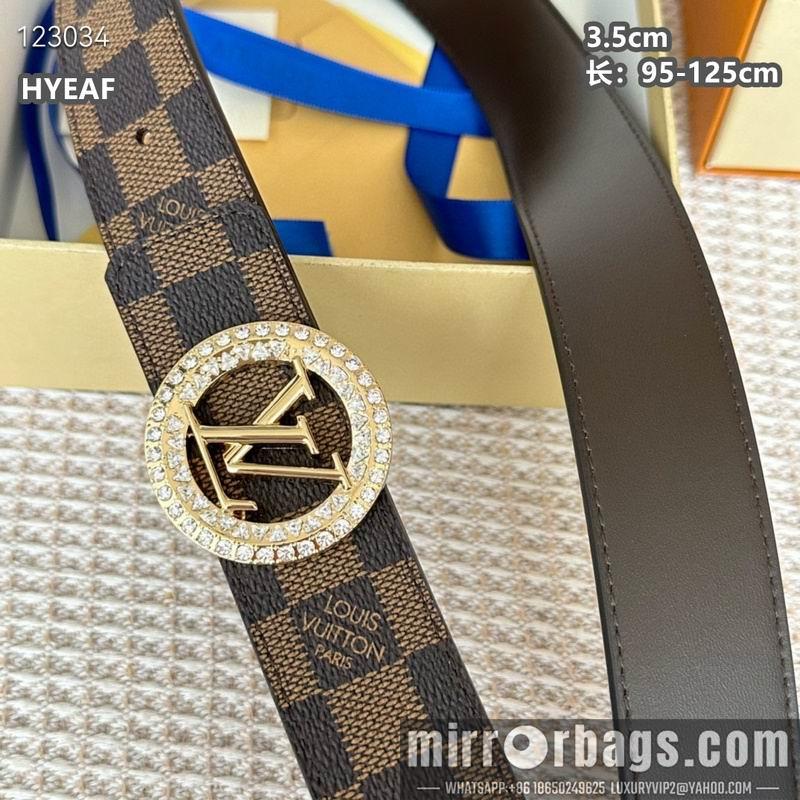 Replica LV belt 35mmX95-125cm 8L18