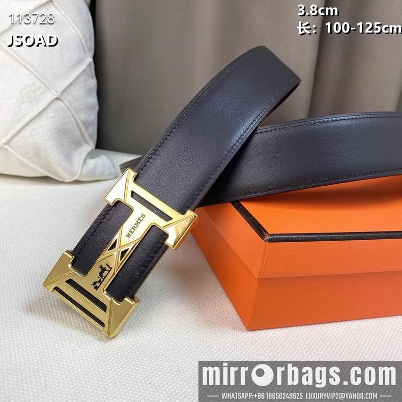 Replica Hermes belt 38mmX100-125cm 8L082506
