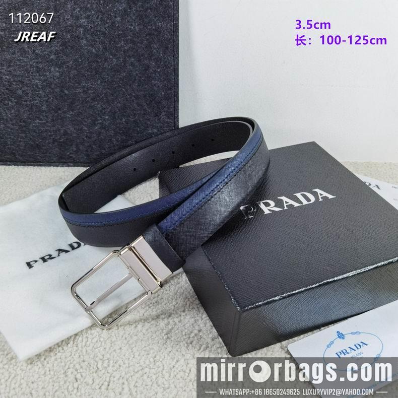 Replica Prada belt 35mmX100-125cm 8L05