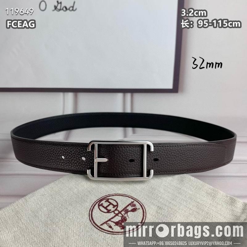Replica Hermes belt 32mmX95-115cm 8L040801