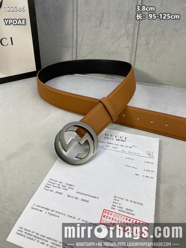 Replica Gucci belt 38mmX95-125cm 8L22