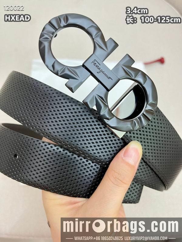 Replica Ferragamo belt 34mmX100-125cm 8L01