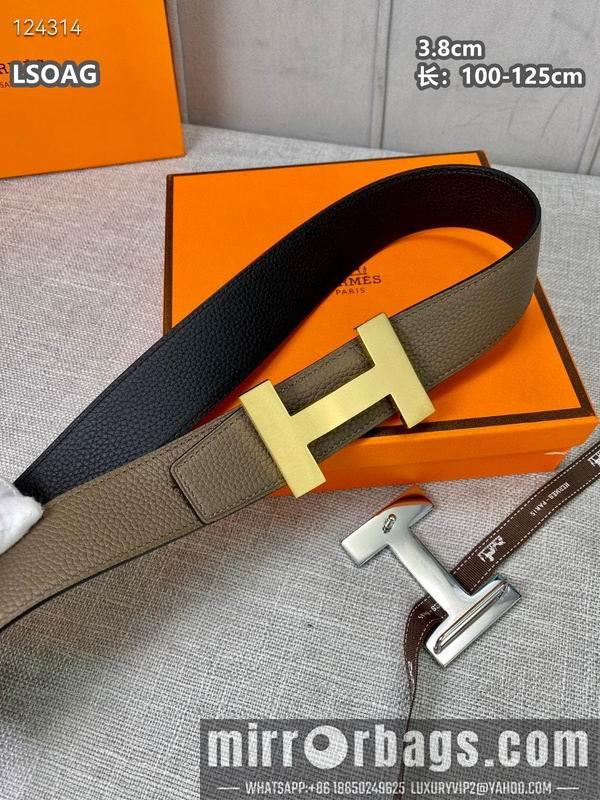 Replica Hermes belt 38mmX100-125cm 8L04