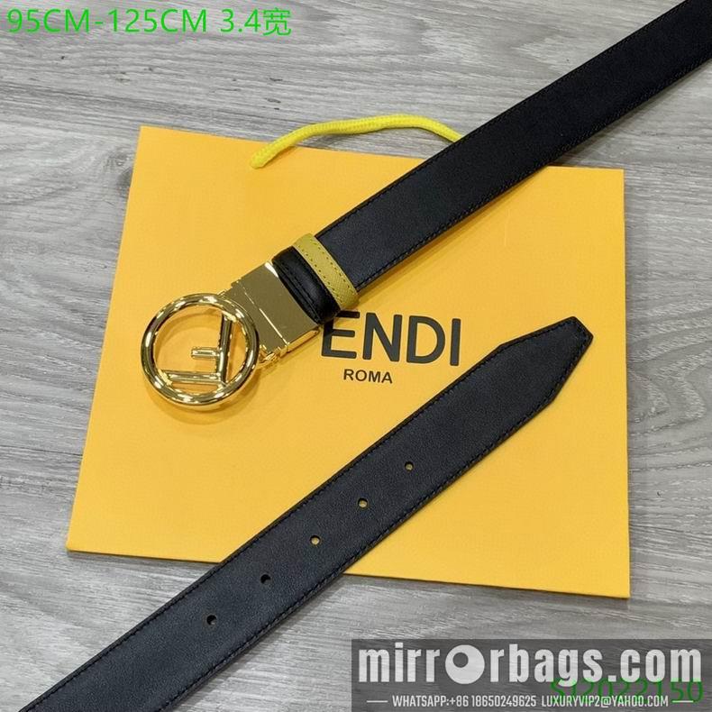 Replica Fendi Belt 34mmX95-125cm 7D03