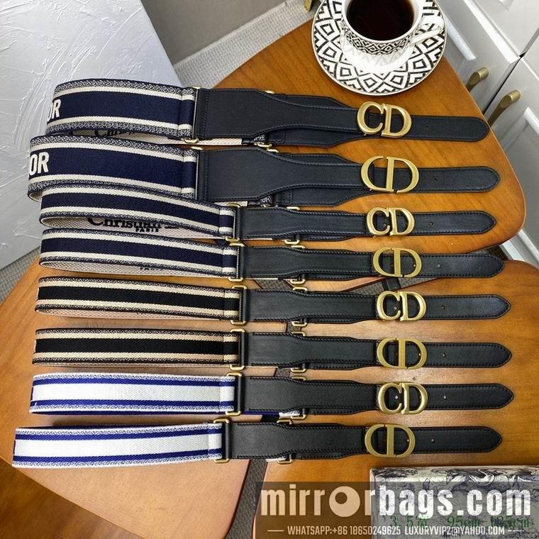 Replica Dior belt 35mmX95-125cm 7D02