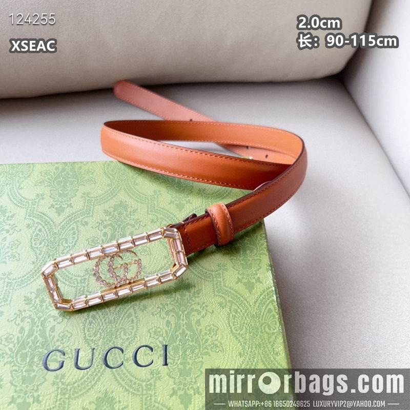 Replica Gucci belt 20mmX90-115cm 8L17