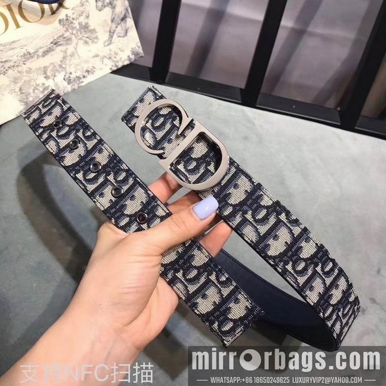 Replica Dior Belt 34mmX95-125cm 7D27