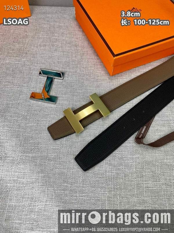 Replica Hermes belt 38mmX100-125cm 8L04