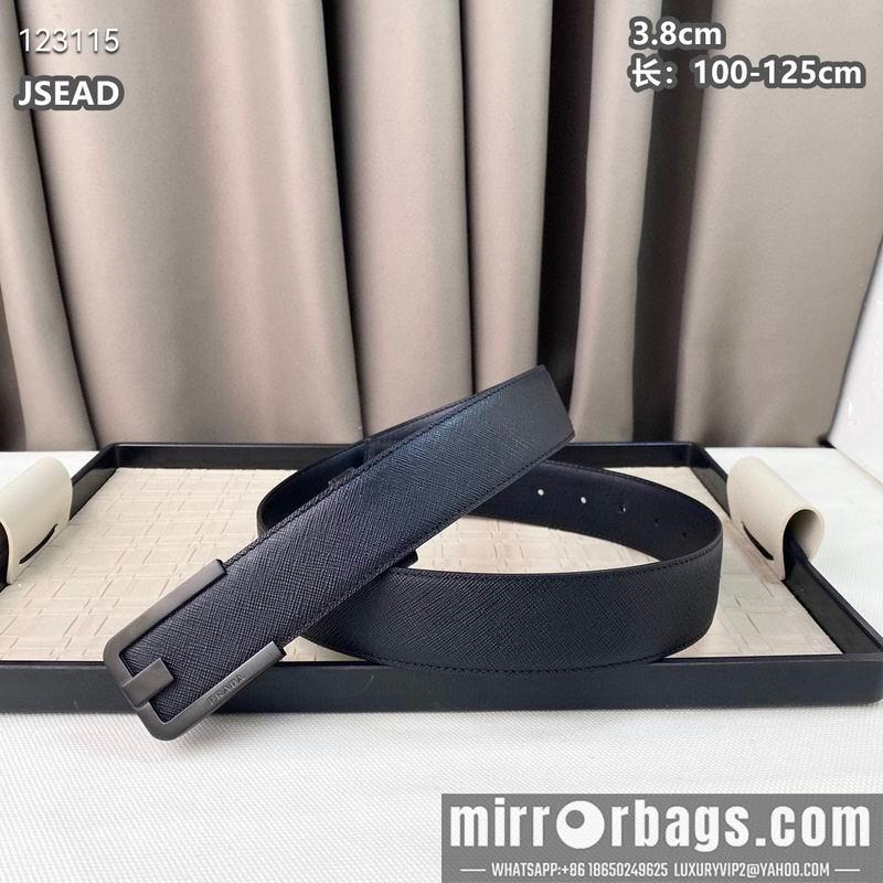 Replica Prada belt 38mmX100-125cm 8L06