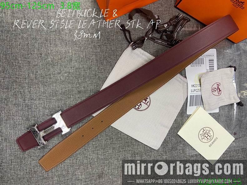 Replica Hermes Belt 38mmX95-125cm 7D119