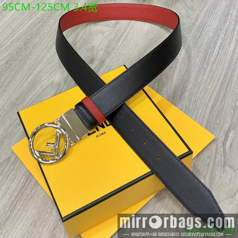 Replica Fendi Belt 34mmX95-125cm 7D03