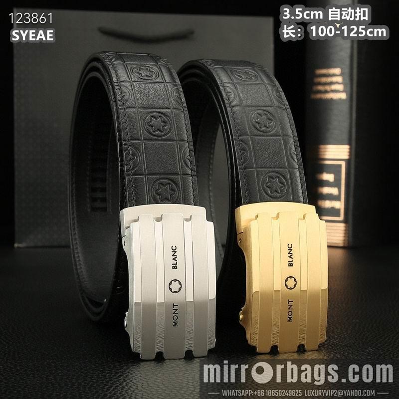 Replica Montlanc belt 35mmX100-125cm 8L49