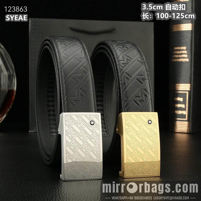 Replica Montlanc belt 35mmX100-125cm 8L47