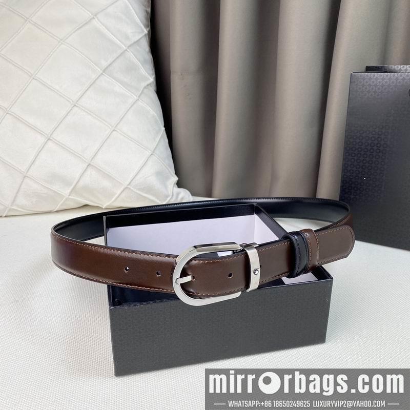 Replica Montblanc belt 35mmX95-125cm 7D05