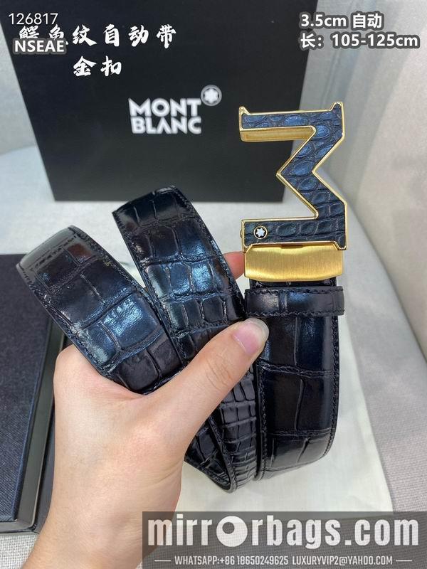 Replica Montlanc belt 35mmX105-125cm 8L62