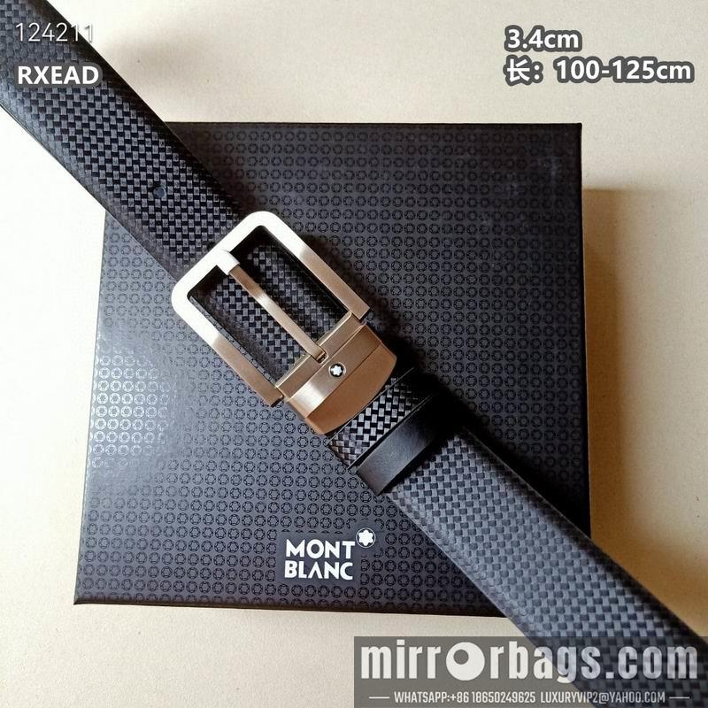 Replica Montblanc belt 34mmX100-125cm 8L07