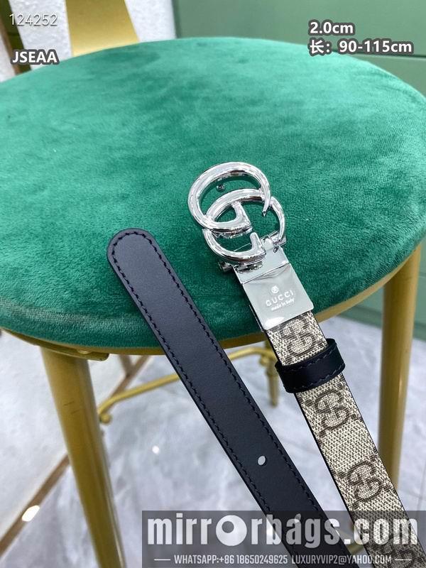 Replica Gucci belt 20mmX90-115cm 8L22