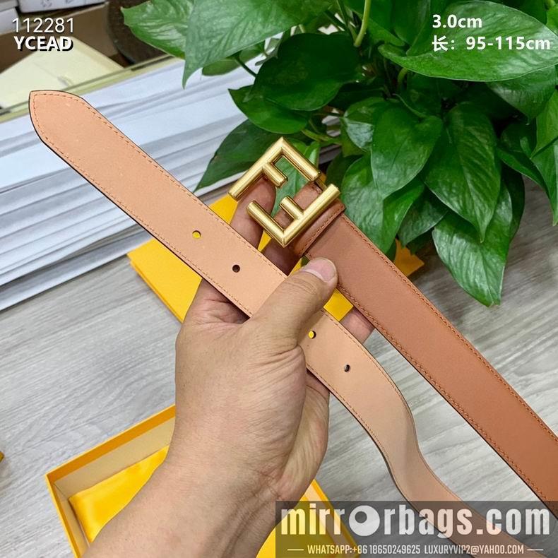 Replica Fendi Belt 30mmX95-115cm 8L08