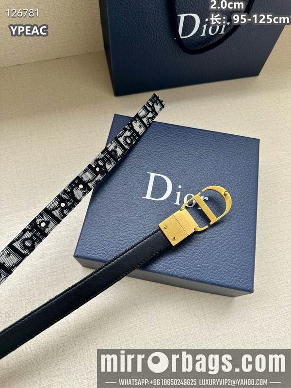 Replica Dior belt 20mmX95-125cm 8L22