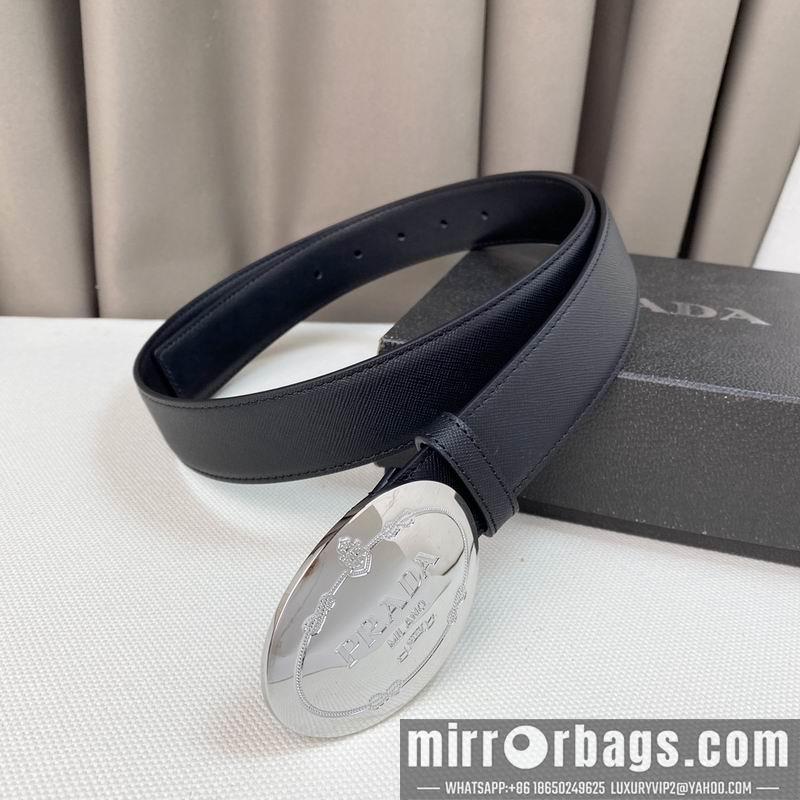 Replica Prada belt 35mmX95-125cm 7D01