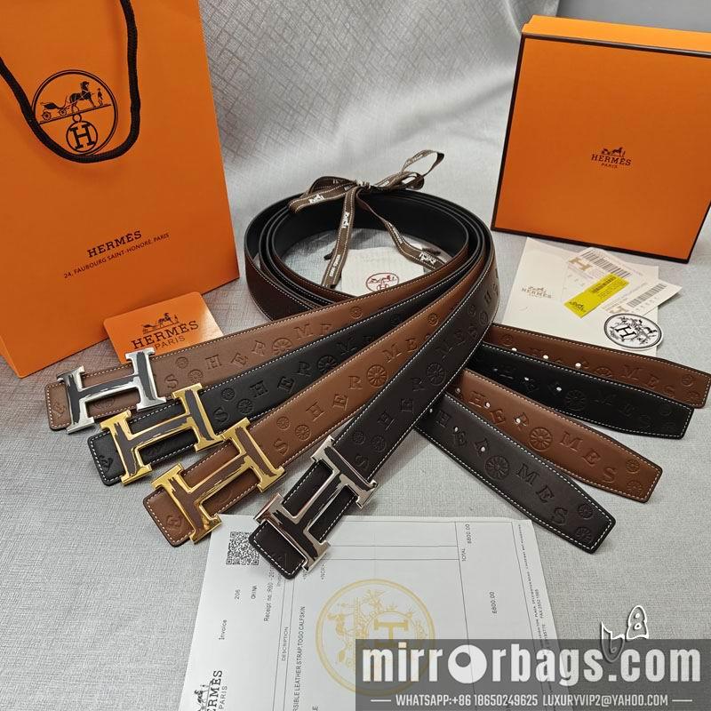 Replica Hermes belt 38mmX90-125cm lb04