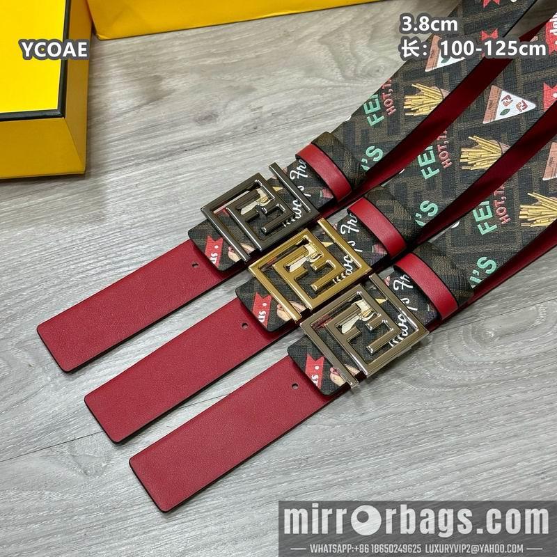 Replica Fendi belt 38mmX100-125cm 8L33