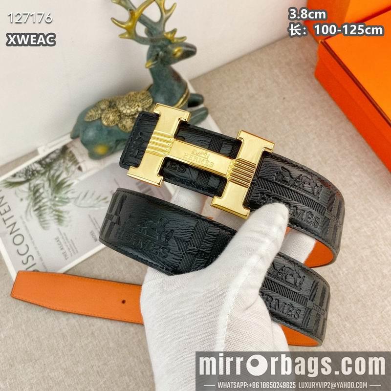Replica Hermes belt 38mmX100-125cm 8L36
