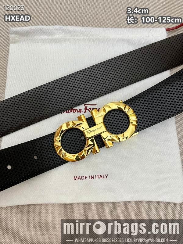 Replica Ferragamo belt 34mmX100-125cm 8L01