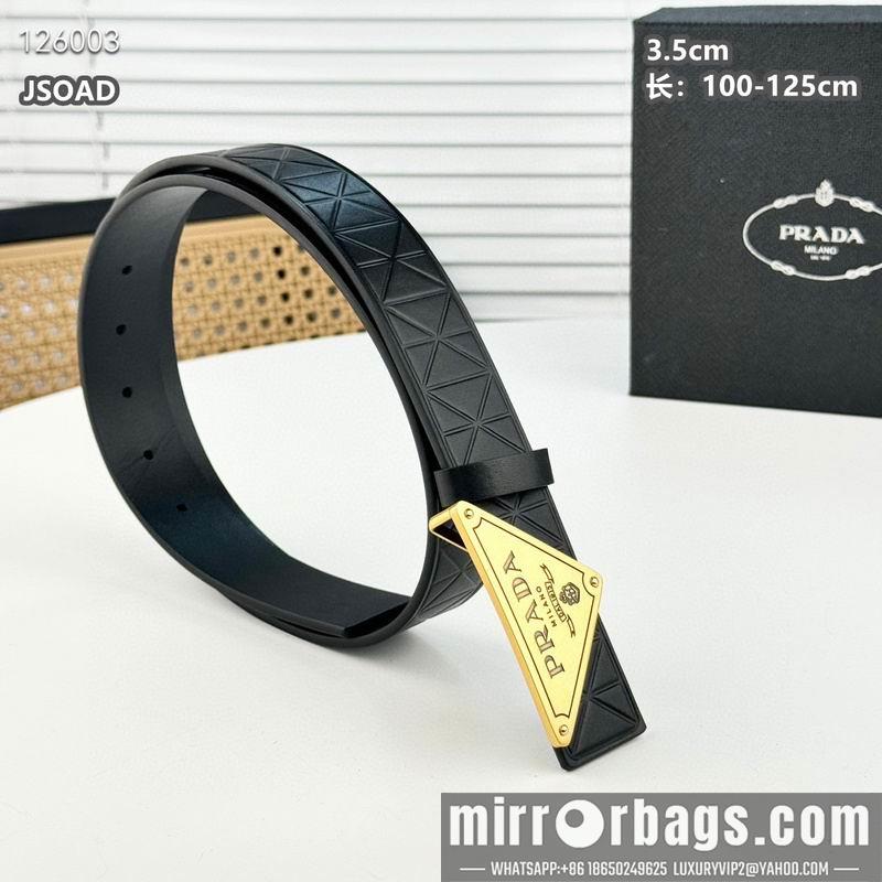 Replica Prada belt 35mmX100-125cm 8L36