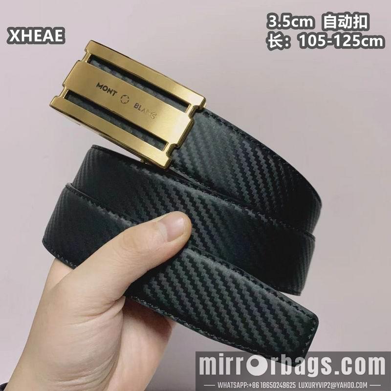 Replica Montlanc belt 35mmX100-125cm 8L83